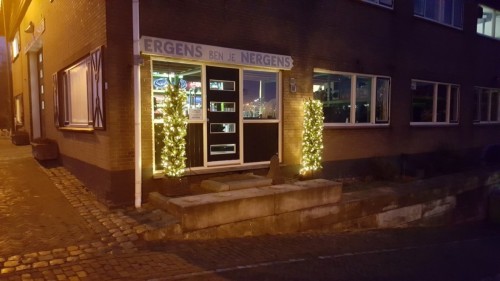 Kunst kerstpilaar 2m